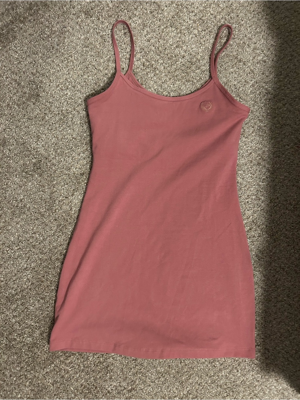 PINK Victoria's Secret Mauve Pink Spaghetti-Strap Cami Sleep Dress